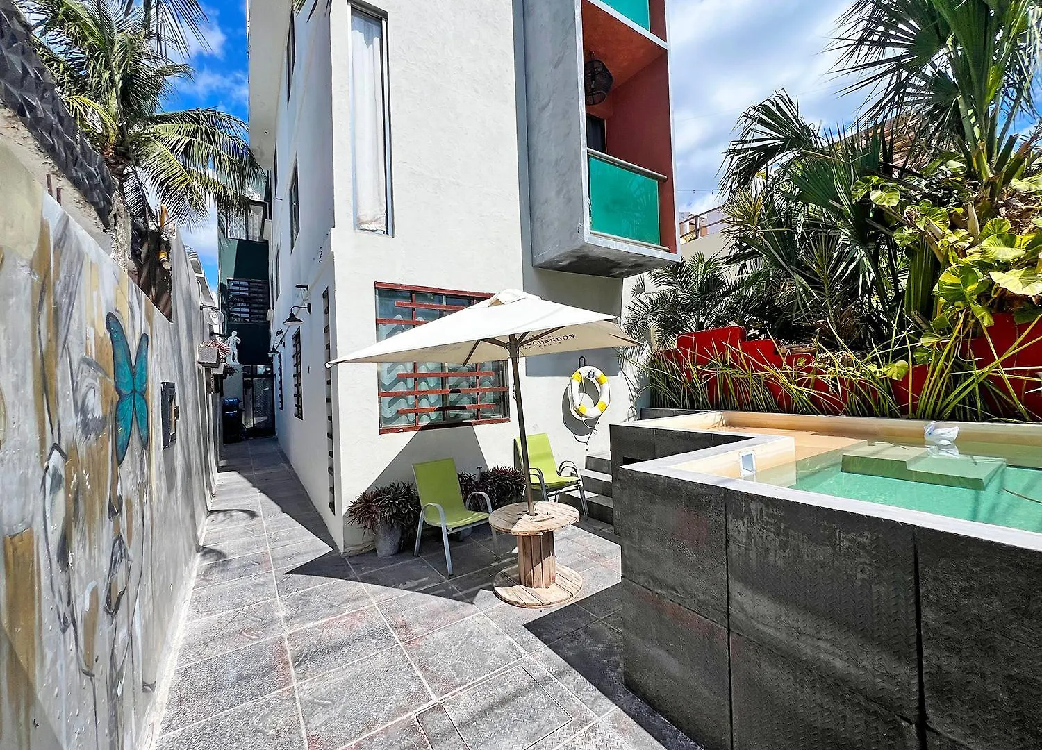 1Br Condo Steps From Sargasso-Free Beach In Puerto Morelos 0*,